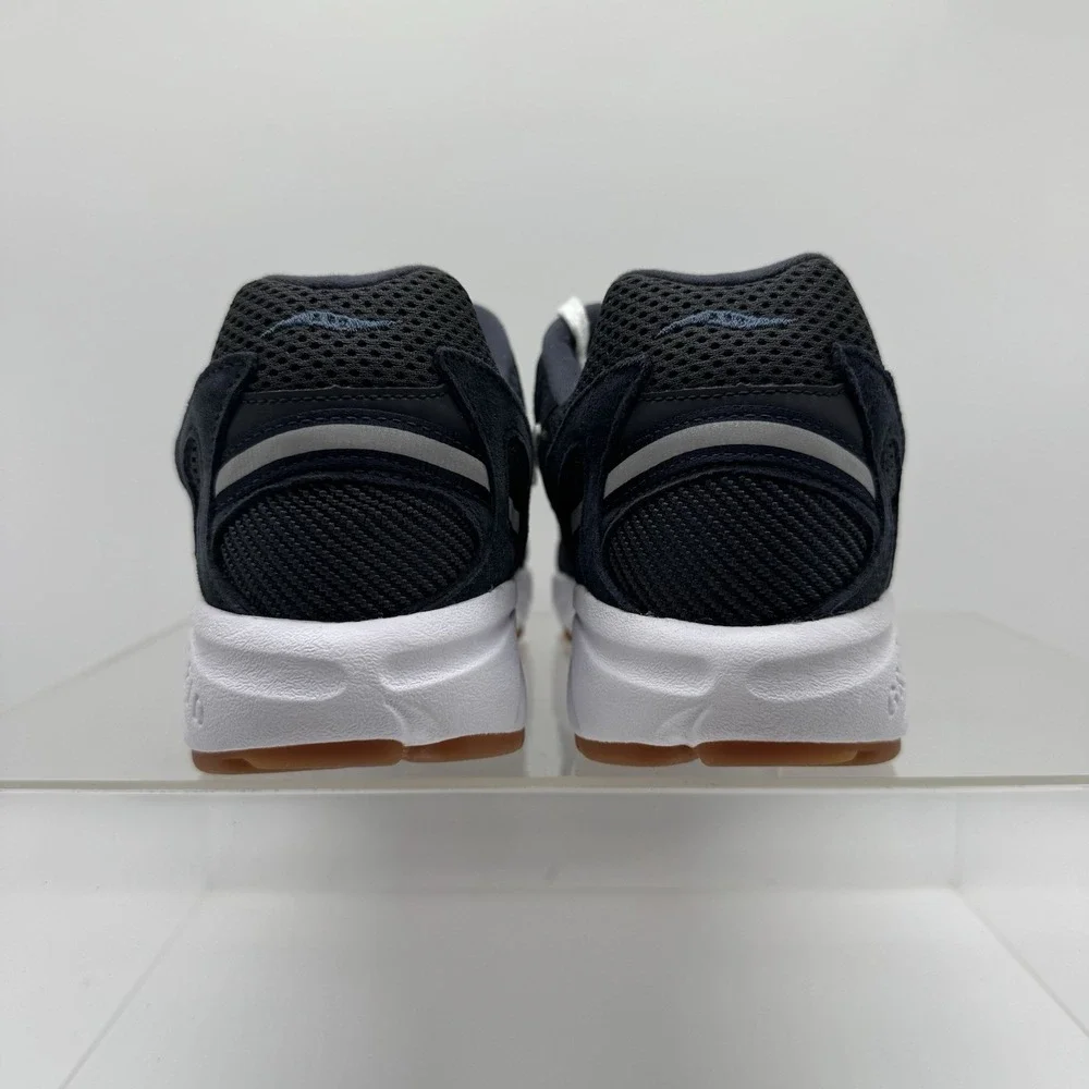 Brand New Saucony Grid Azura 2000 Dark Navy Gum Shoes S70491-8 Men's Size 9.5
